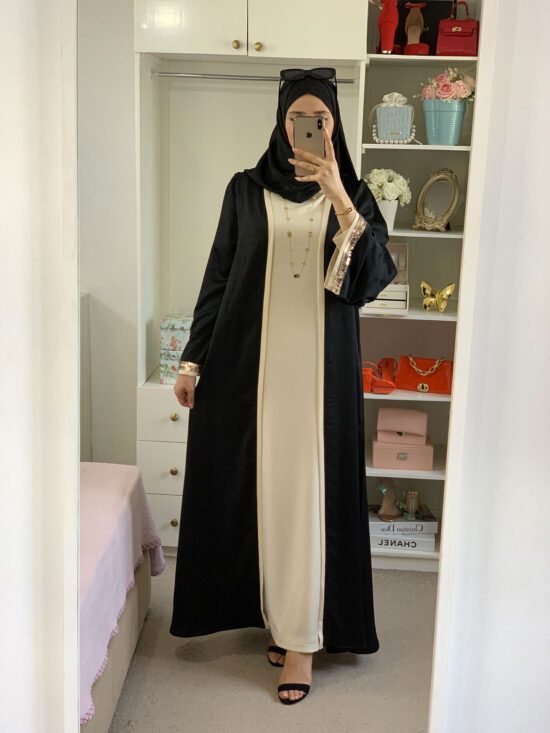 abaya 2 pièces code 016