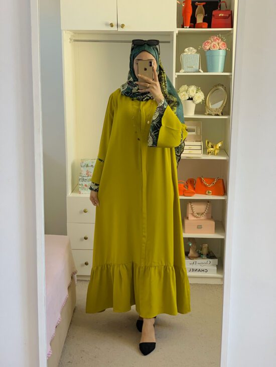 abaya avec châle code 017