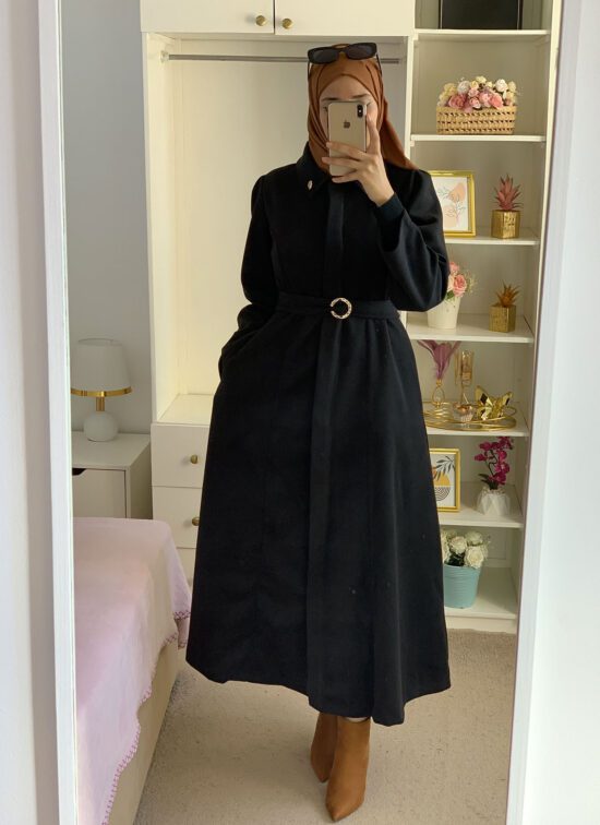 Robe Manteau Longue Cloche