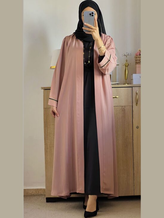 Abaya 2 Pièces Kimono et Robe basique