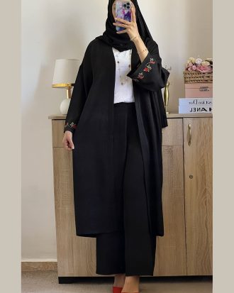 Ensemble Kimono brodé et pantalon