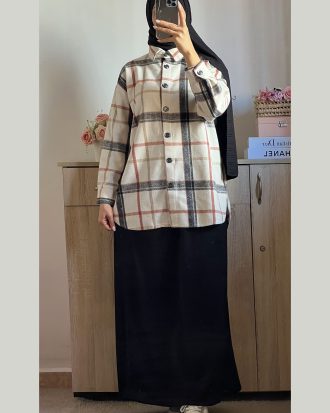 Ensemble Chemise Over et jupe normal