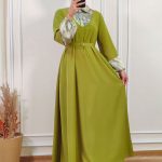 Robe Cloche 2 avec poches et chemise collé