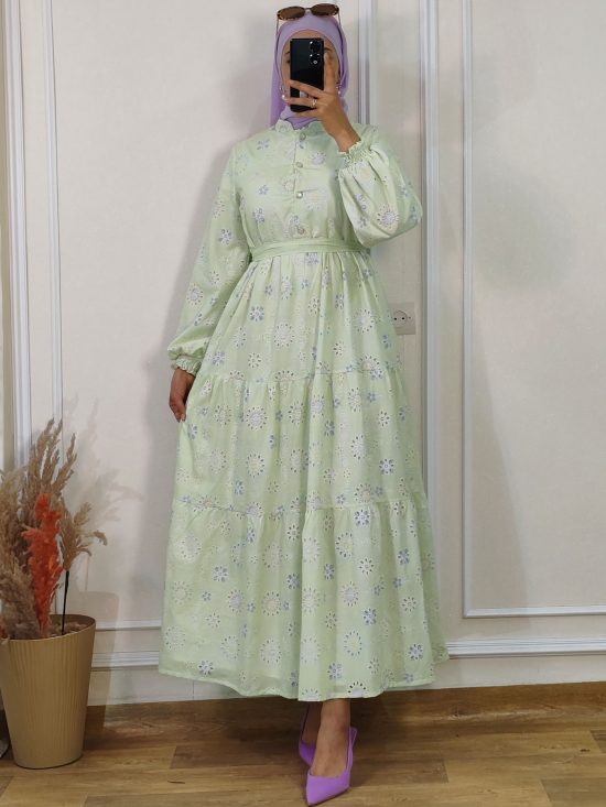 Robe Panneau avec ceinture