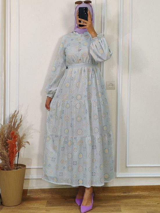 Robe Panneau avec ceinture