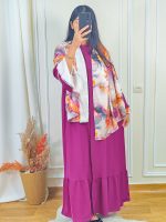 Robe Abaya Ayssoun avec Châle