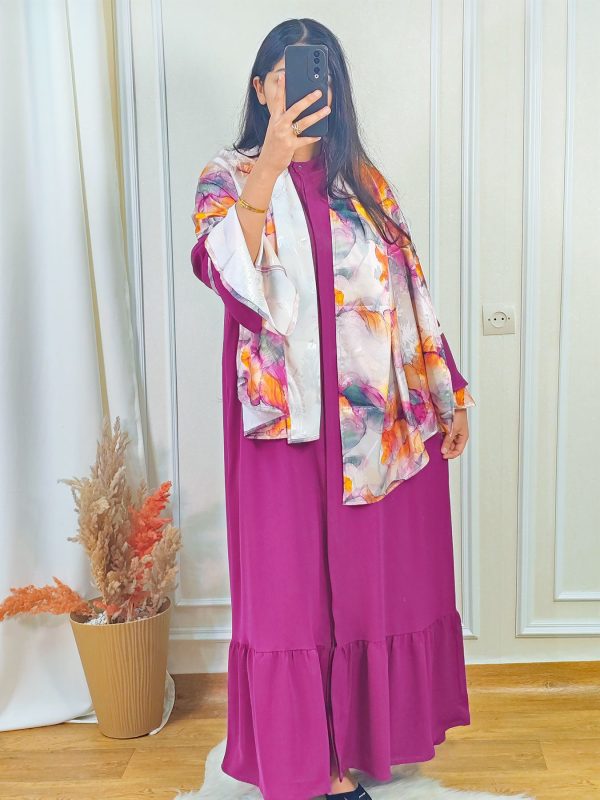 Robe Abaya Ayssoun avec Châle