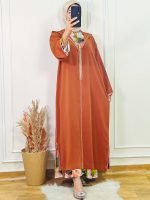 Jellaba Crêpe deux pièces