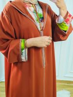 Jellaba Crêpe deux pièces