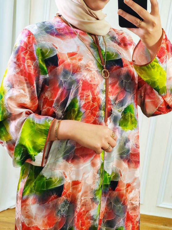 Jellaba Crêpe deux pièces