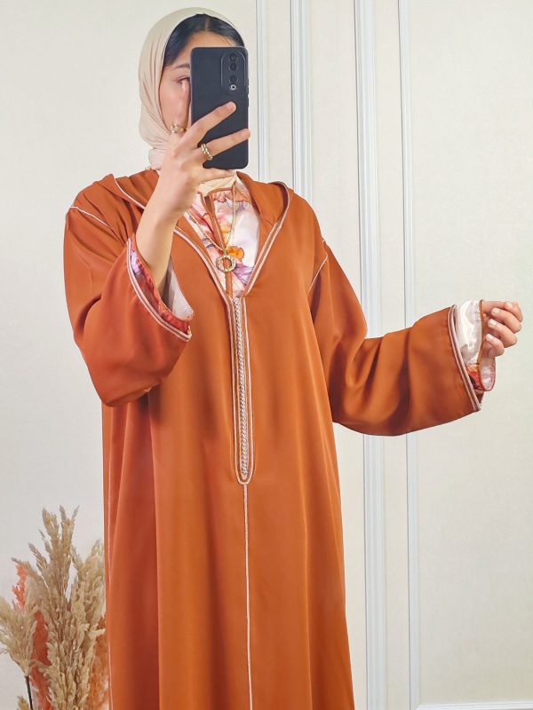 Jellaba Crêpe deux pièces