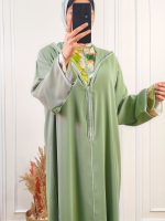 Jellaba Crêpe deux pièces