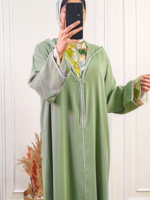 Jellaba Crêpe deux pièces