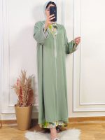 Jellaba Crêpe deux pièces