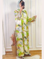 Jellaba Crêpe deux pièces