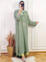 Jellaba Crêpe deux pièces