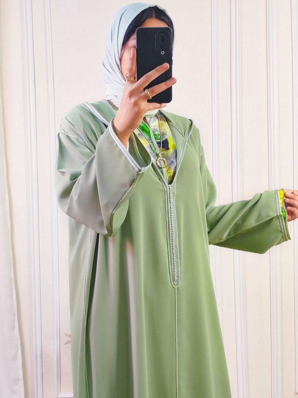 Jellaba Crêpe deux pièces