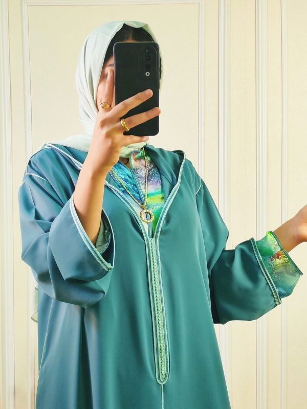 Jellaba Crêpe deux pièces