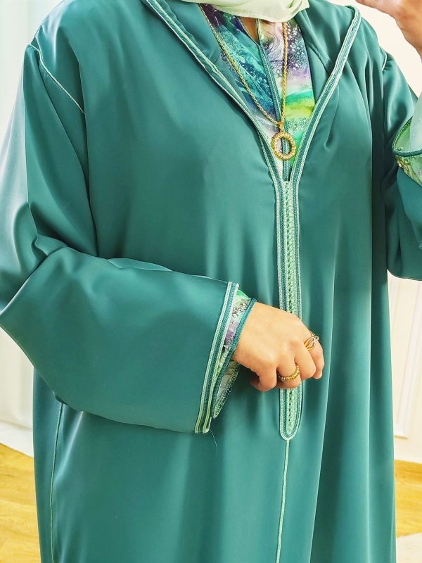 Jellaba Crêpe deux pièces