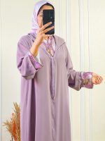 Jellaba Crêpe deux pièces