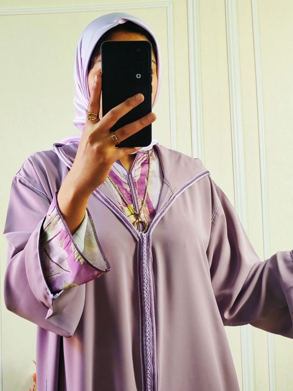 Jellaba Crêpe deux pièces