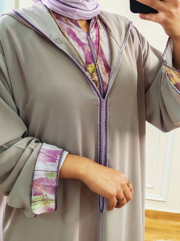 Jellaba Crêpe deux pièces