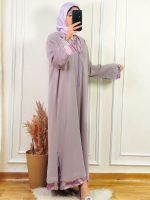 Jellaba Crêpe deux pièces