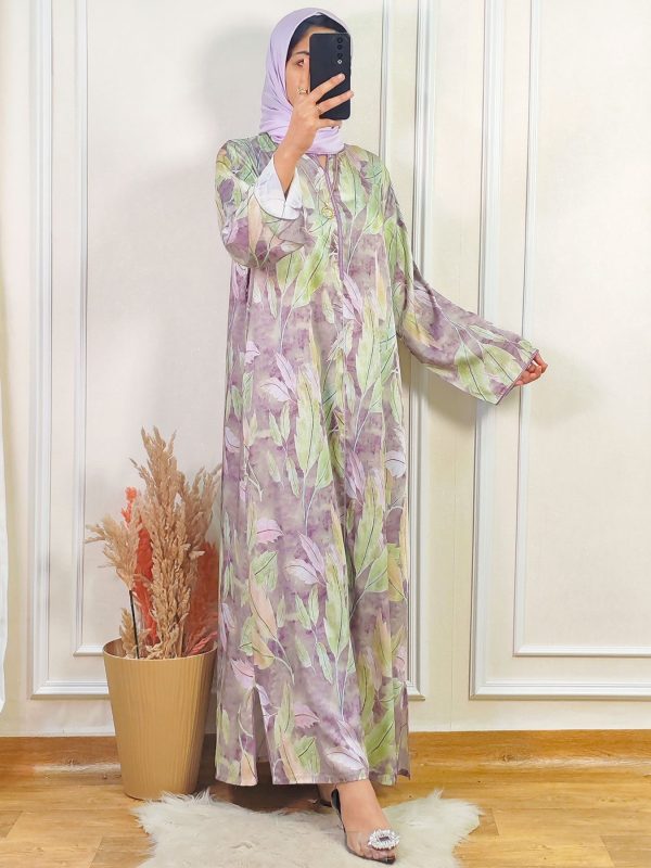 Jellaba Crêpe deux pièces