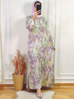 Jellaba Crêpe deux pièces