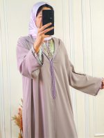 Jellaba Crêpe deux pièces