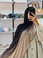 Châle Lycra dégradé strass