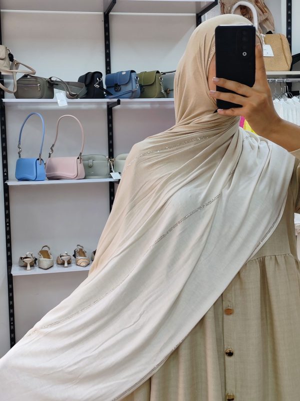 Châle Lycra dégradé strass