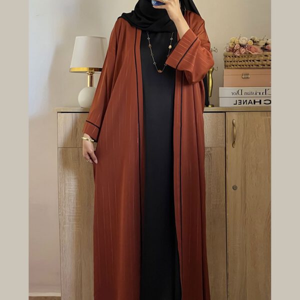 Abaya coupe over size 2 Pièces