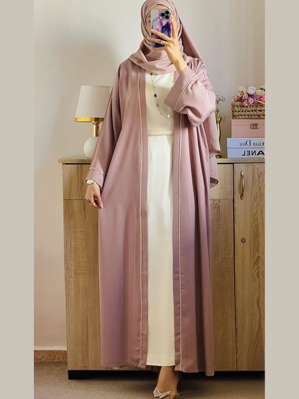 Abaya coupe over size 2 Pièces