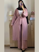 Ensemble Kimono brodé et pantalon