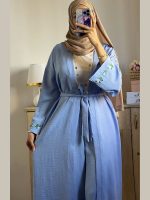 Ensemble Kimono brodé et pantalon