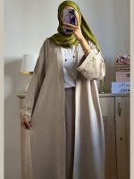 Ensemble Kimono brodé et pantalon