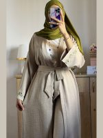 Ensemble Kimono brodé et pantalon