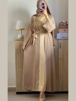 Abaya coupe over size 2 Pièces