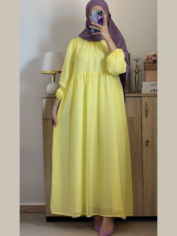 Robe Longue col rond unique