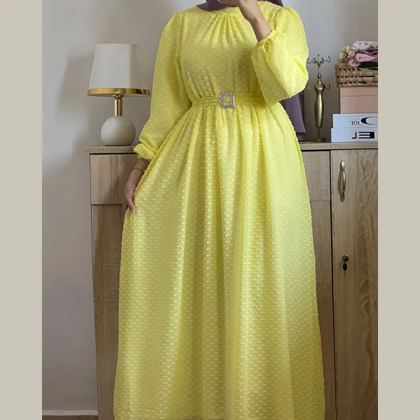 Robe Longue col rond unique