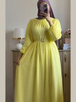 Robe Longue col rond unique