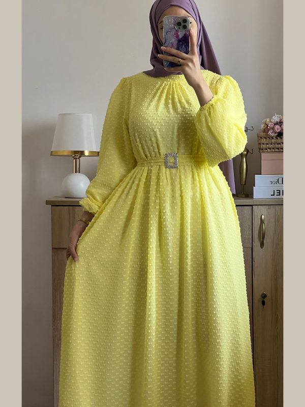 Robe Longue col rond unique