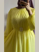 Robe Longue col rond unique