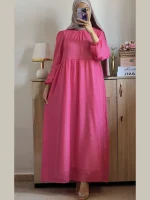 Robe Longue col rond unique