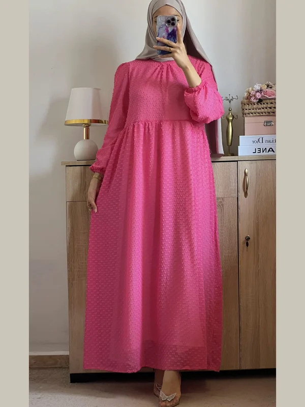 Robe Longue col rond unique