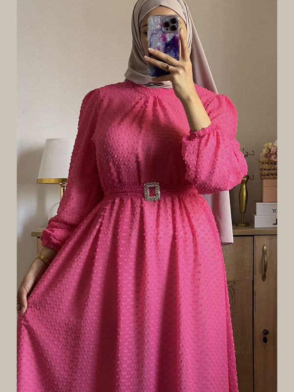 Robe Longue col rond unique