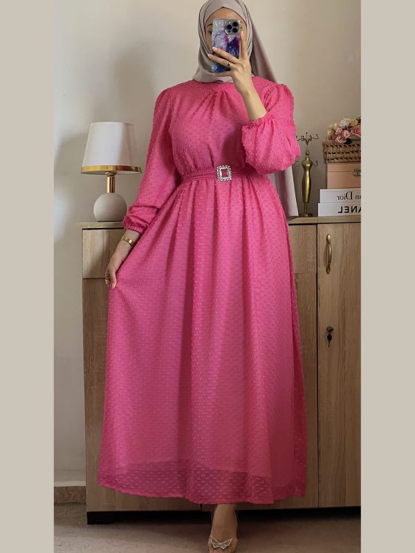 Robe Longue col rond unique