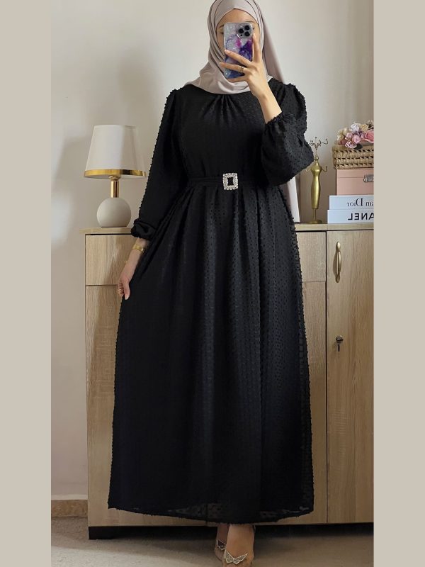 Robe Longue col rond unique