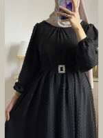 Robe Longue col rond unique